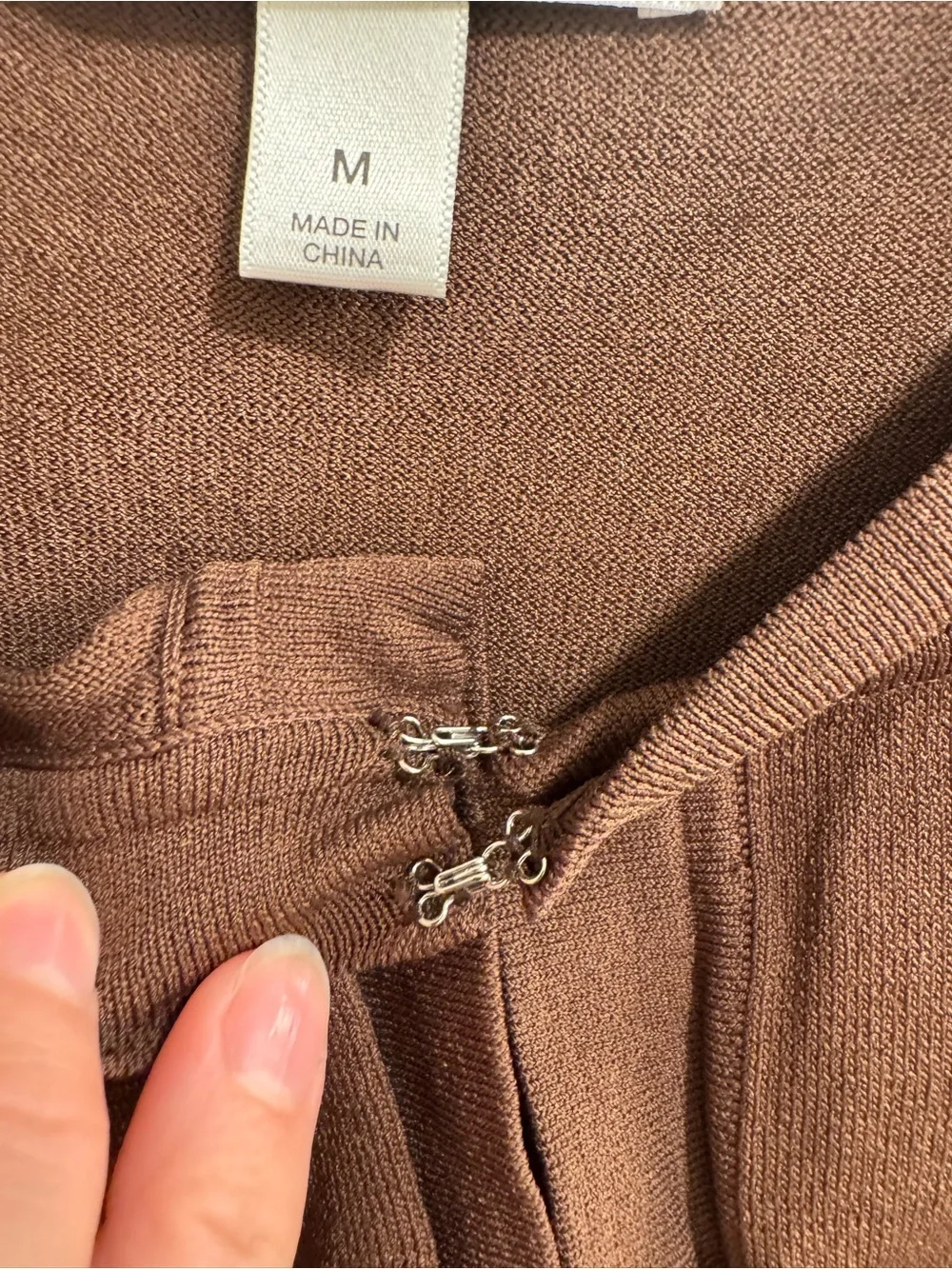 Y2K Dressbarn brown cropped shrug/cardigan